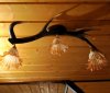 люстра из рогов для низких потолков