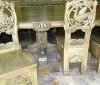 Резная мебель на заказ - резной стол и стулья ручной работы